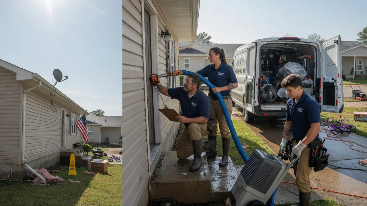Ceiling Water Damage Restoration in Ellsworth Afb, SD near me